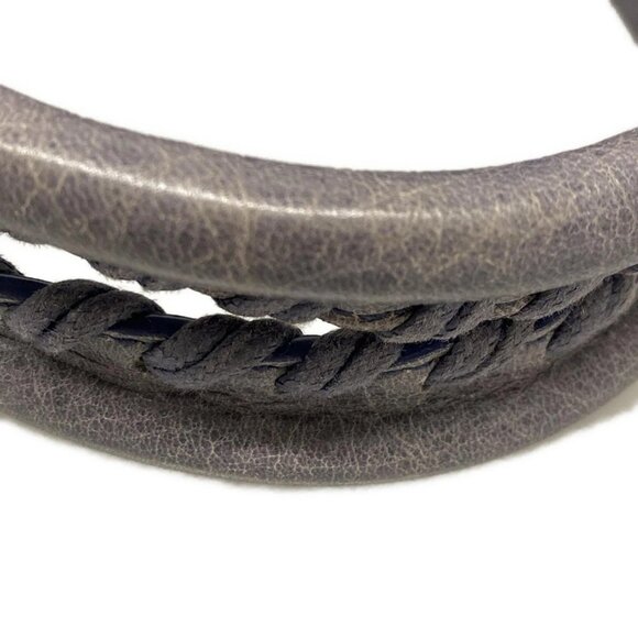 Auth BALENCIAGA The Giant Town 285434 Blue Leather - Handbag - Picture 7 of 15